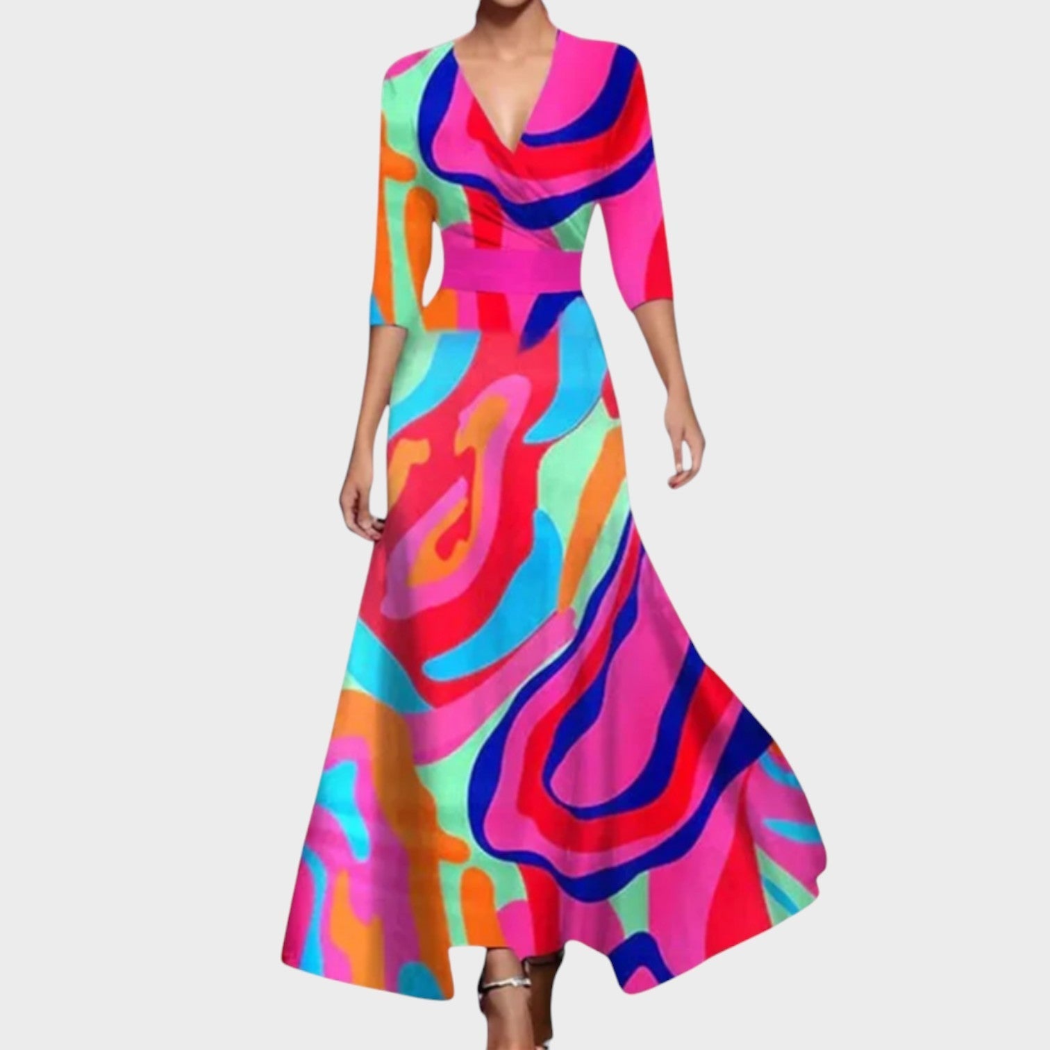 Isadora - Roku Veidota Luksusa Maxi Kleita