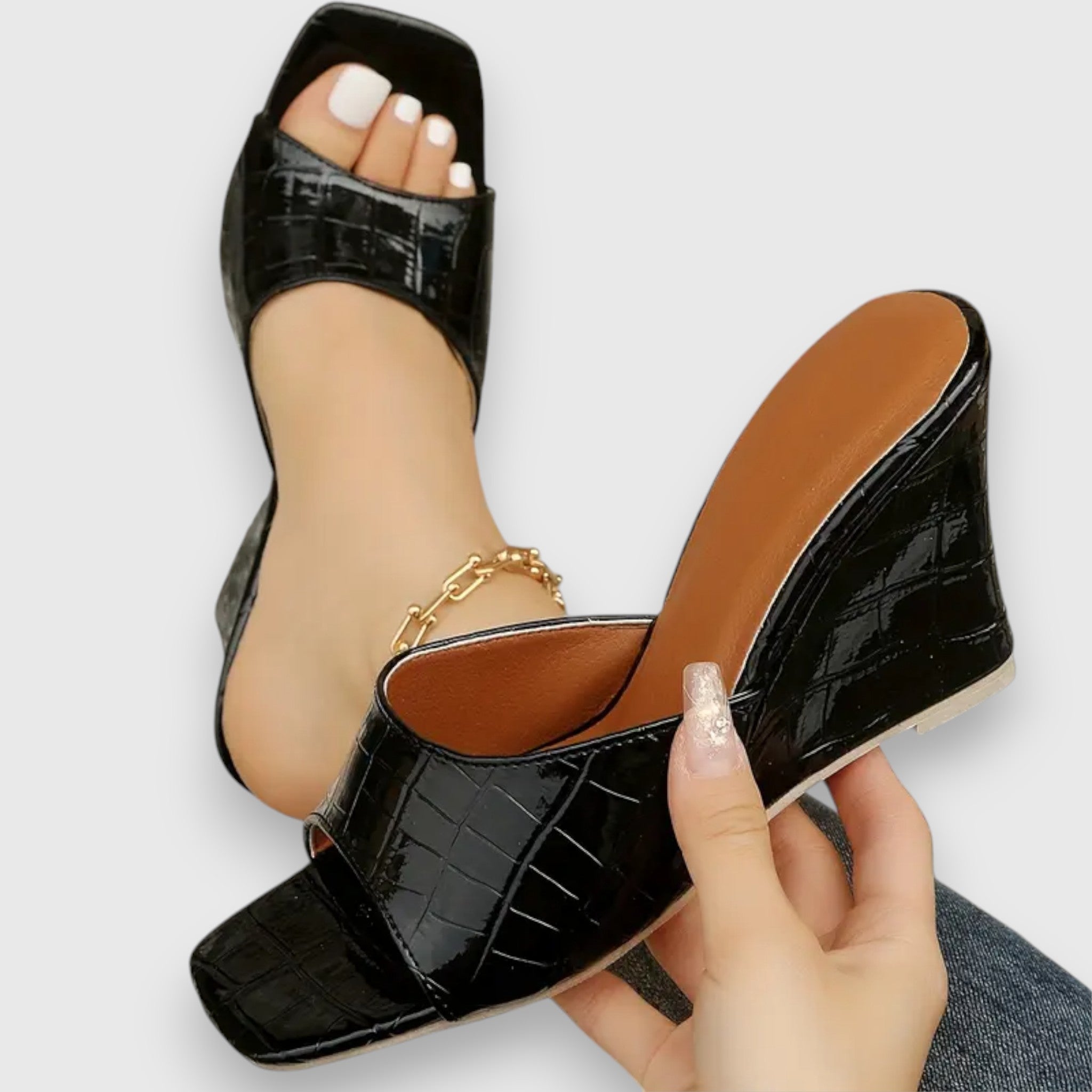 Jasmin – Sandaler med klack