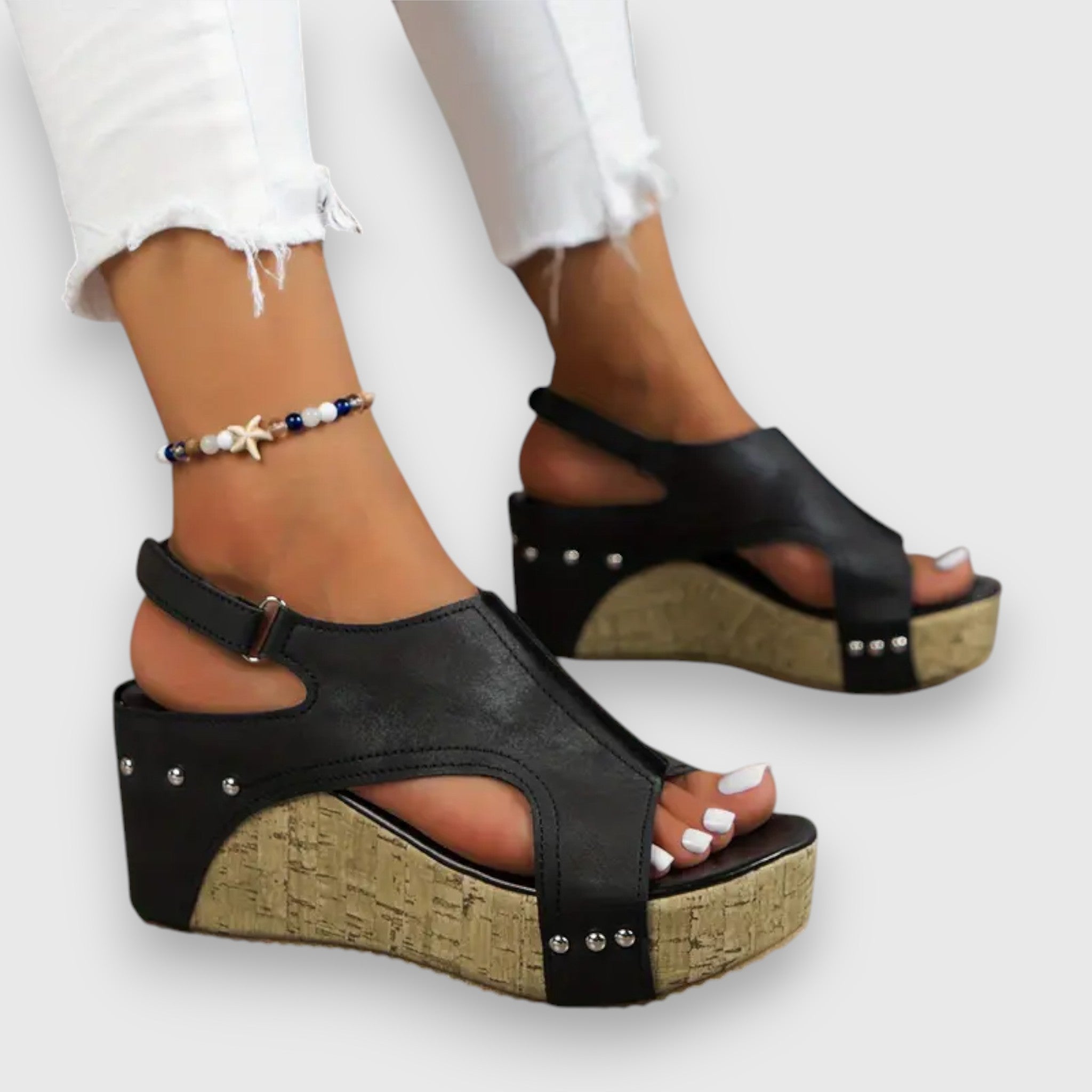 Mia – Vintage platformas sandales