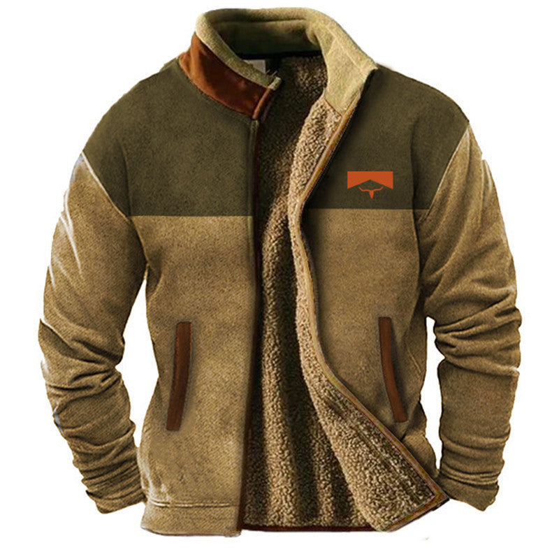 Adams – Stilīga Fleece Mētelis ar Termo Iekšējo Oderi