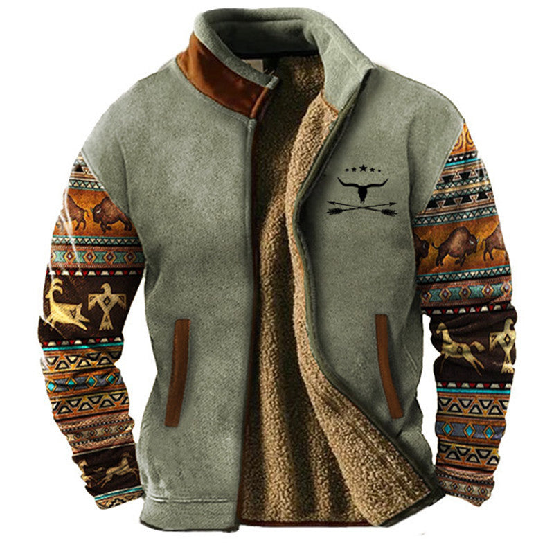 Adams – Stilīga Fleece Mētelis ar Termo Iekšējo Oderi