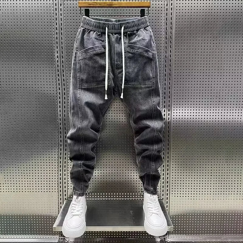 Lukáš – Denim Jogger Bikses ar Komfortu