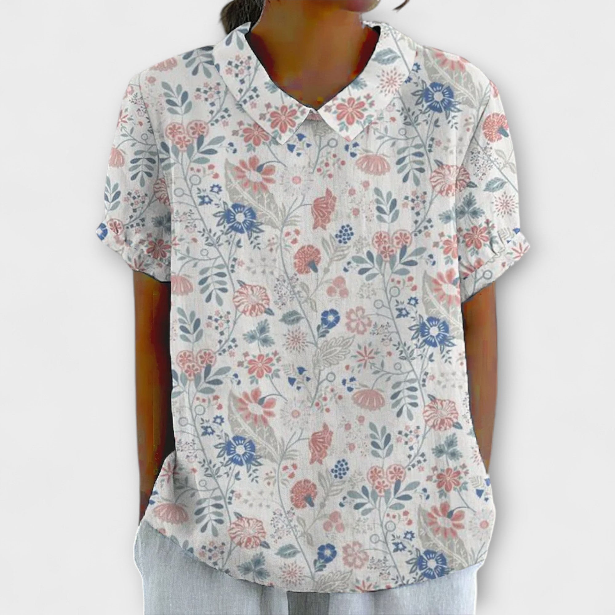 Chrissi - Blommig blus