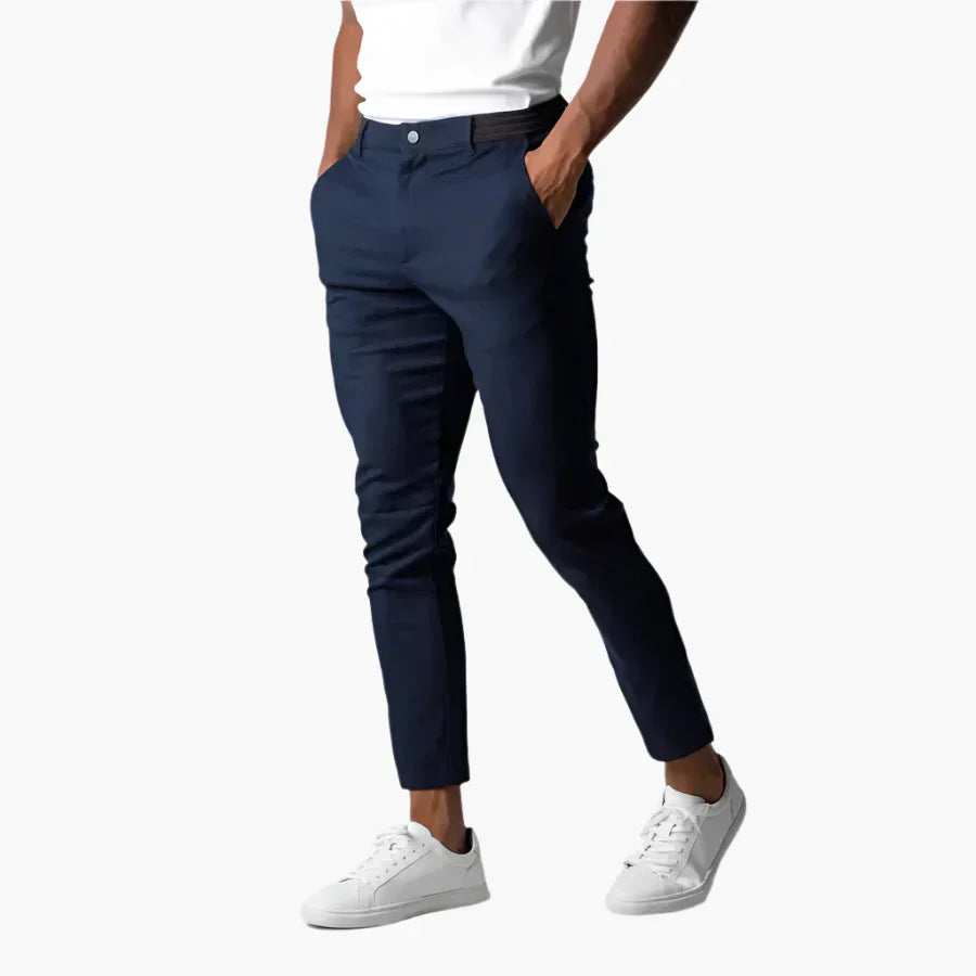 Tomáš – Vīriešu Slim-Fit Chino Bikses – Elegantas Darba un Brīvā Laika Bikses ar Modernu Dizainu