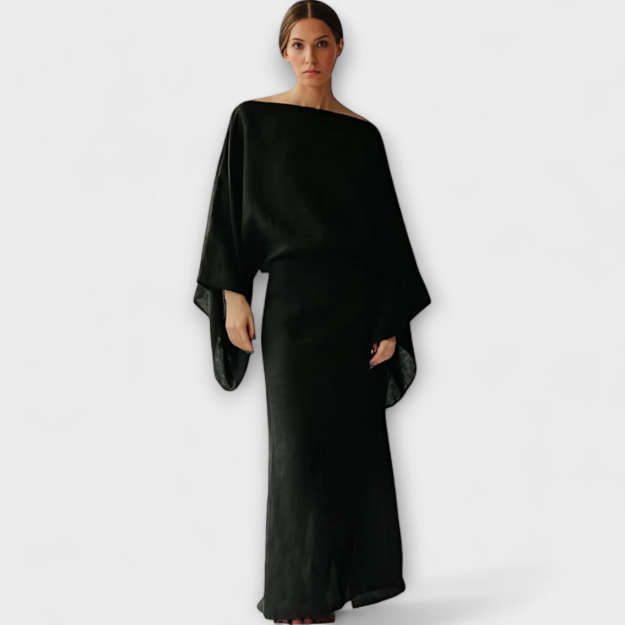 Dana - Kimono kleita, kas izgatavota no lina un kokvilnas